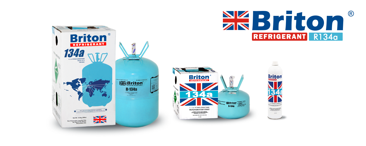 Briton R-134a Refrigerant Gas