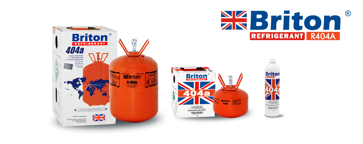 Briton R-404a Refrigerant Gas